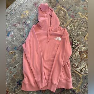 The North Face pink pullover hoodie
